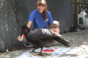 Darla and me painting a picture