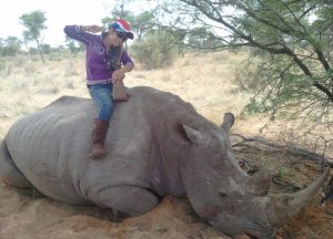 Thai woman hired by Vixay to claim she hunted this rhino